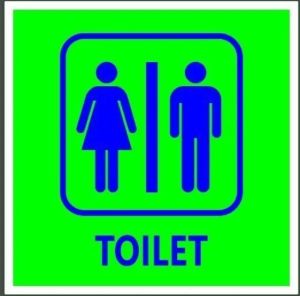 Toilet Sign Board