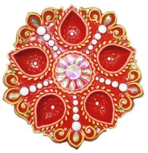 Fancy Diya Thali