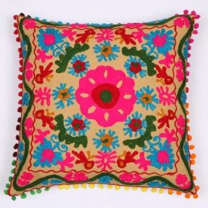 Embroidered Cushion Cover