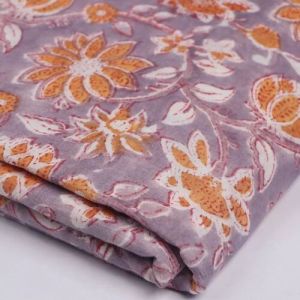 Hand Block Printed Running Fabric