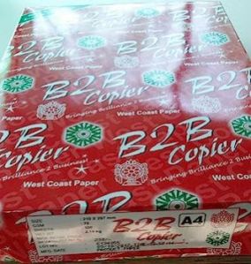 White B2b 75 Gsm A4 Size Copier Paper For Offices