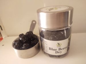 dry blue berry