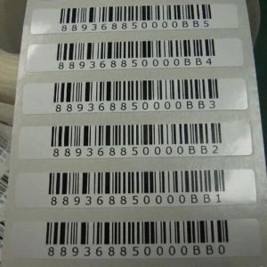 Serial Number Labels