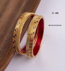 gold plated bangles