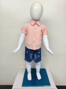 Boys Half Pant Shirt Set