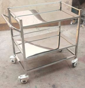 Stainless Steel Medicine Trolley