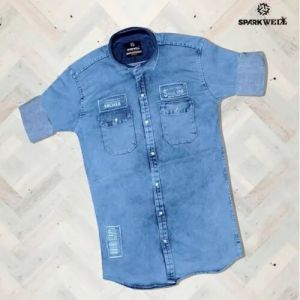 mens denim shirt