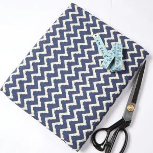 Zig Zag Printed Cotton Fabric