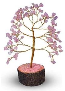 Rose Quartz 50 Beads Stone Tree