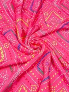 Georgeet Satin Printed Fabric