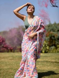 Georgette Digital Printed Saree