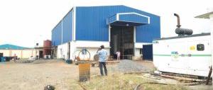 Factory roofing shed fabrication