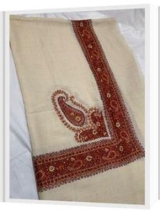 Doordaar Red Embroidery Kashmiri Rumal