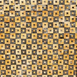 Teak Galaxy Mosaic Stone Wall Cladding