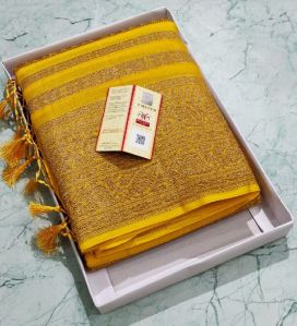 Semi georgette Banarasi saree