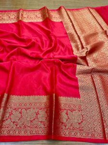 Warm silk soft Banarasi saree