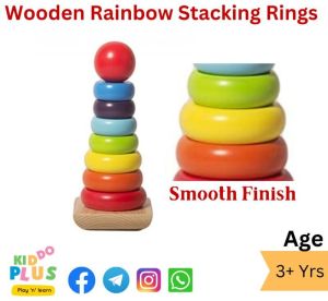 Wooden Rainbow Stacker