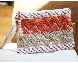 Handloom cotton pouch