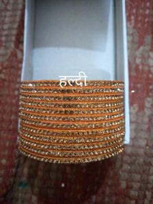 Haldi Jarkan Stone Bangles