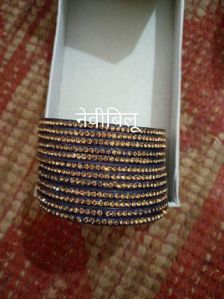 navy blue jarkan stone bangles