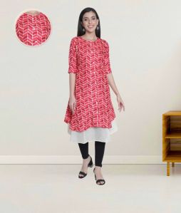 Women Double Layered Kurti