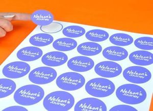 printed paper sticker