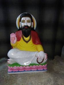 White Marble Ravidas Statue