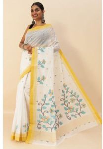 PURE COTTON TANT DHAKAI SAREE