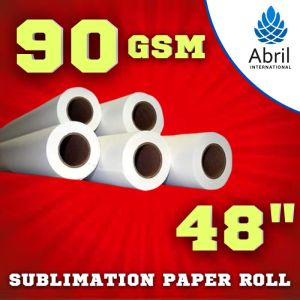 90 GSM Sublimation Heat Transfer Paper Roll