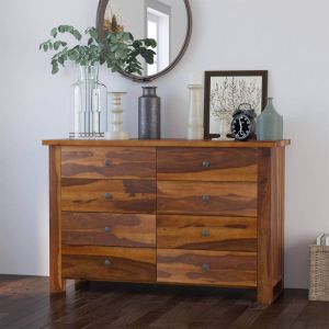 Solid wood dresser