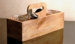 Wooden Caddy Organizer