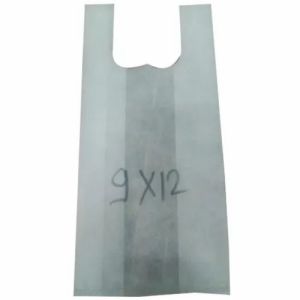 Plain 9 X 12 W Cut Non Woven Carry Bag