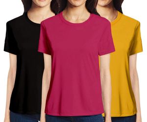 Ladies Round Neck T-shirts