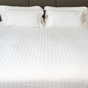 Organic Cotton Bedsheets - Flat Striped