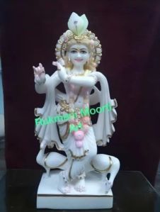 Worship Marble Krishna Statue