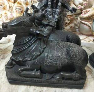 Worship Marble Nandi Statue