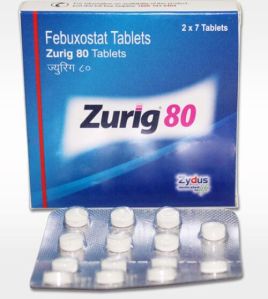 Zurig 80mg Tablets