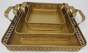 Metal Hamper Basket Set