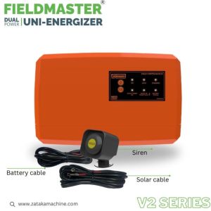 FIELDMASTER V2 SERIES ELECTRIC/SOLAR OPRATED ZATKA MACHINE FENCE ENERGIZER GUARD 3 JOULE 2000 METER 20 ACRE