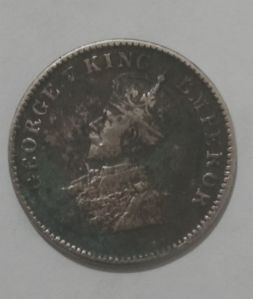 George V King Emperor Silver Coin