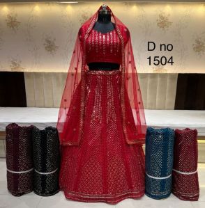 Bridal Wear Croptop & Lehenga Choli