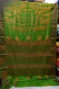 Tussar Silk Shibori Sarees