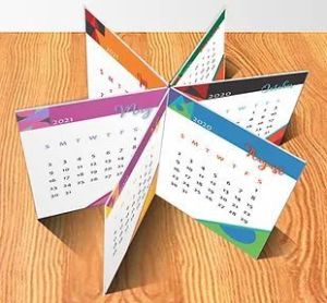 Customized STAR Table Calendar