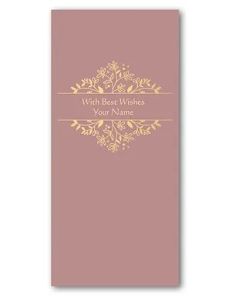 Customized Vertical Design Shagun Envelopes