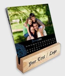 Customized Wooden Stand Table Calendar