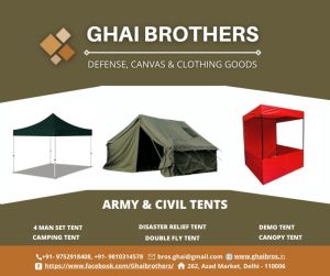 military tents