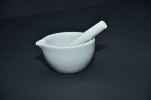 Porcelain Mortar and Pestle