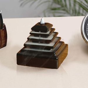 Pyramid Black Back Flow Smoke Fountain