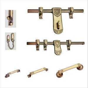 Brass Aldrop Door Kit