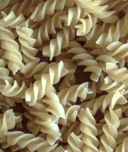 raw pasta fusilli